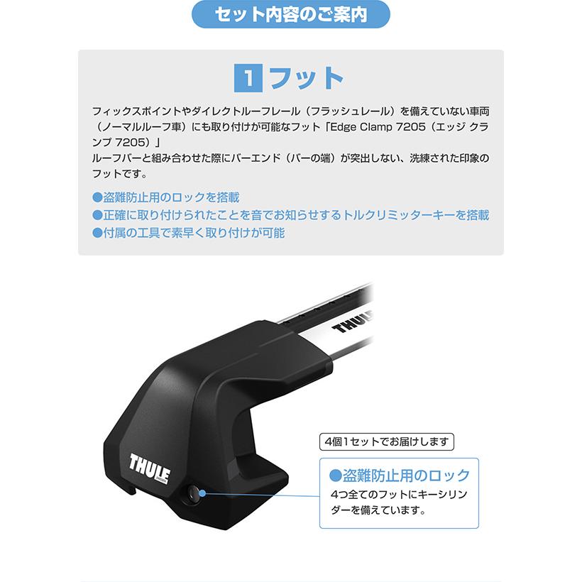 THULE（スーリー） CX-5（ルーフレールなし H29/2〜 KF#）専用