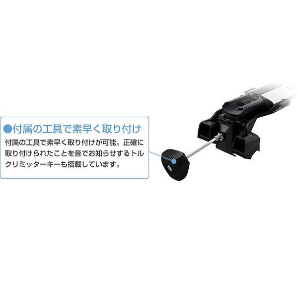 THULE（スーリー） BMW X2（F39 ダイレクトルーフレール付き）専用