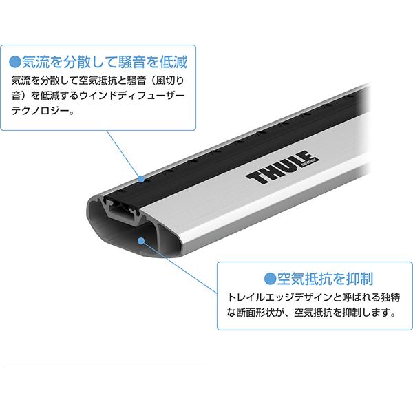 THULE（スーリー） BMW X2（F39 ダイレクトルーフレール付き）専用  