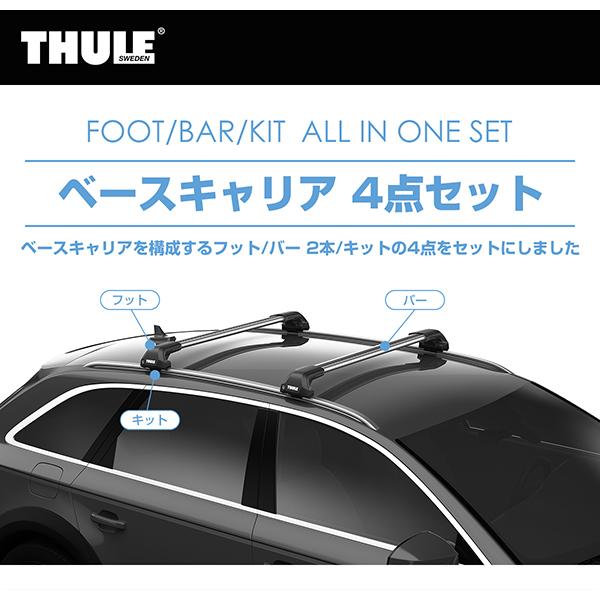 THULE（スーリー） VOLVO XC60（ダイレクトルーフレール付き 2017 