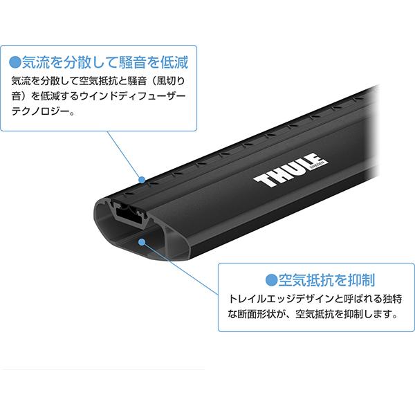 THULE（スーリー） MINI クロスオーバー（R60 ダイレクトルーフレール