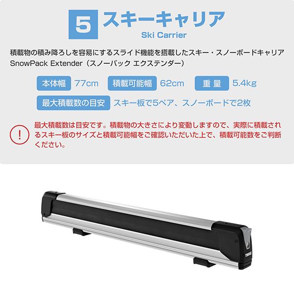 THULE（スーリー） Cクラス ワゴン専用ベースキャリア（フット7206+