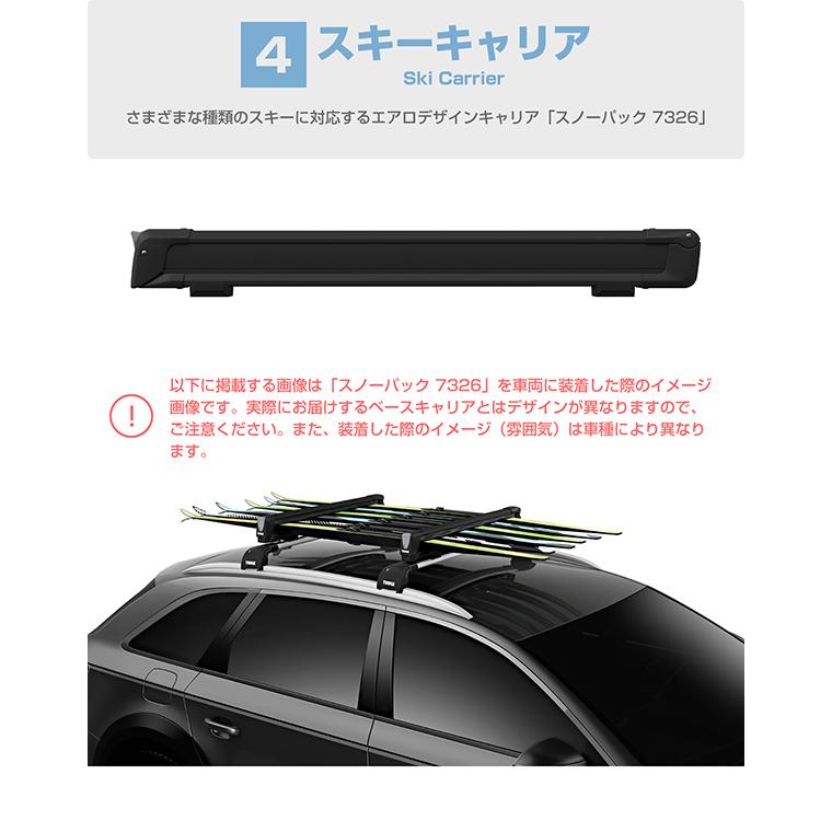 THULE（スーリー） BMW X3専用ベースキャリア（フット7106+ウイング