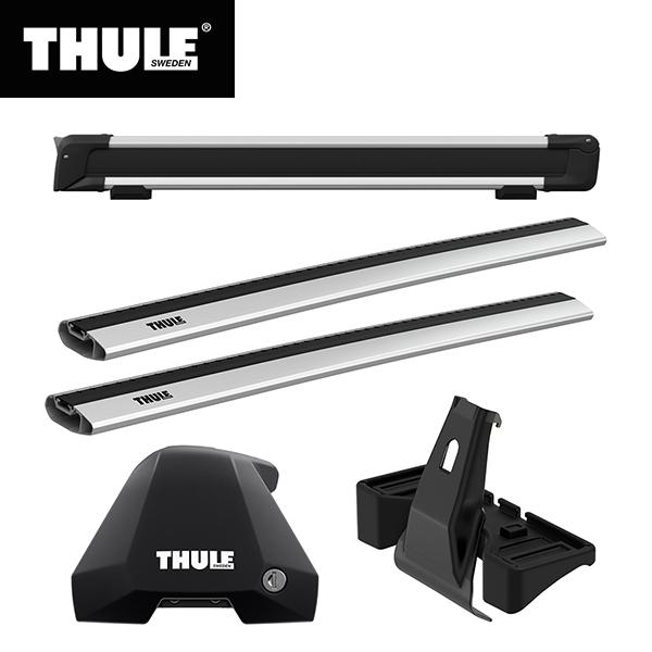 輝く高品質な Thule スーリー ヴェゼル専用ベースキャリア フット75 ウイングバーエッジ 7215 7214 キット5175 スキーキャリア スノーパック7326 ルーフレールなし 国内配送 Erwo Org Pk