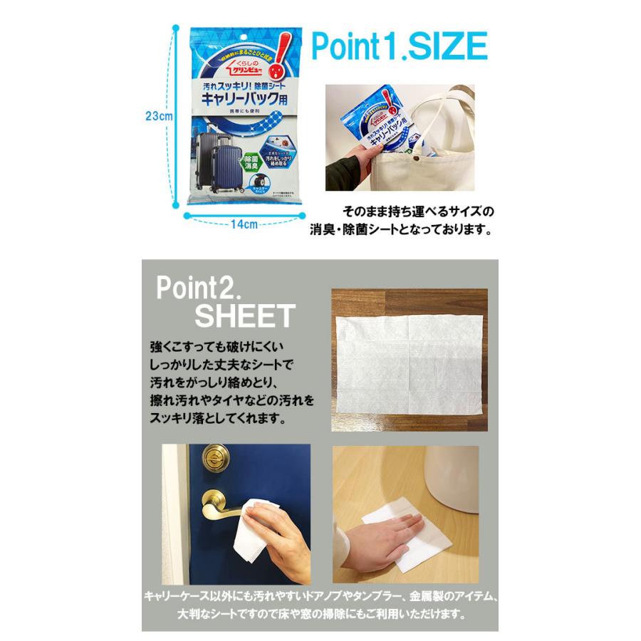 4個セット 除菌 消臭 使い捨てお掃除クロス 汚れスッキリ 除菌シート キャリーバック用 ウエットタイプ 日本製 携帯 拭くだけ くらしのクリンビュー 2300000096446 スタイルマーケットyahoo ショップ 通販 Yahoo ショッピング
