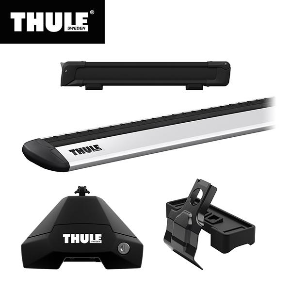 THULE（スーリー） BMW 2シリーズ グランツアラー専用ベースキャリア（フット7105+ウイングバー EVO7113+キット5031）+スキーキャリア スノーパック7324B