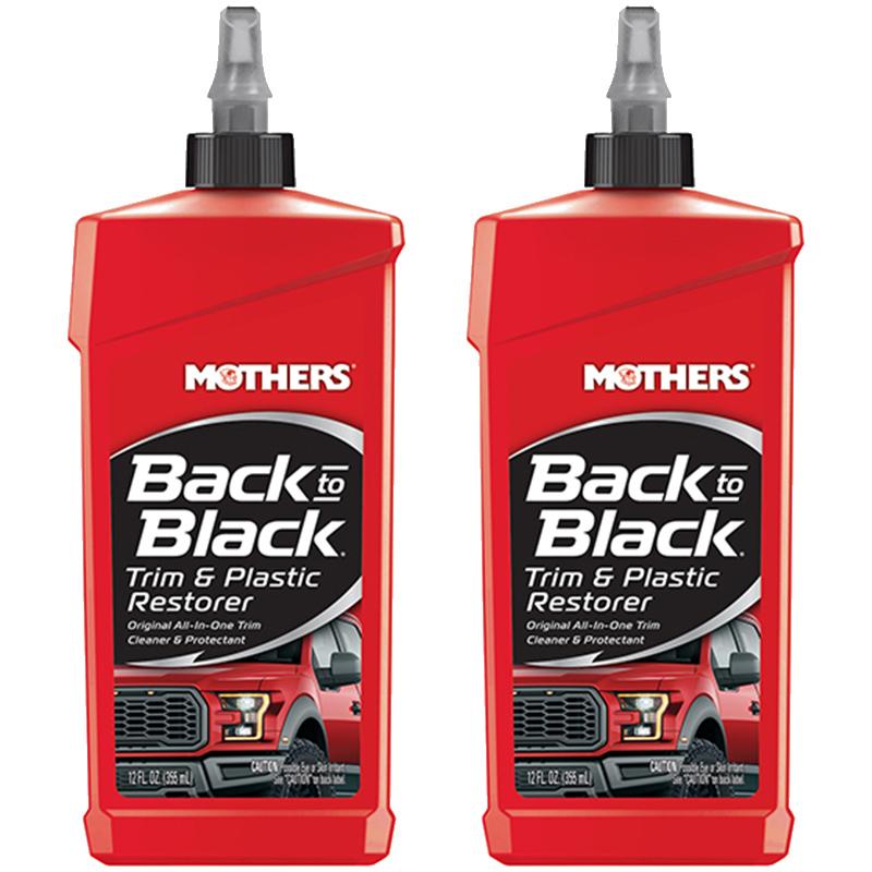 洗車 コーティング剤 MOTHERS バックトゥブラック 2個セット トリム