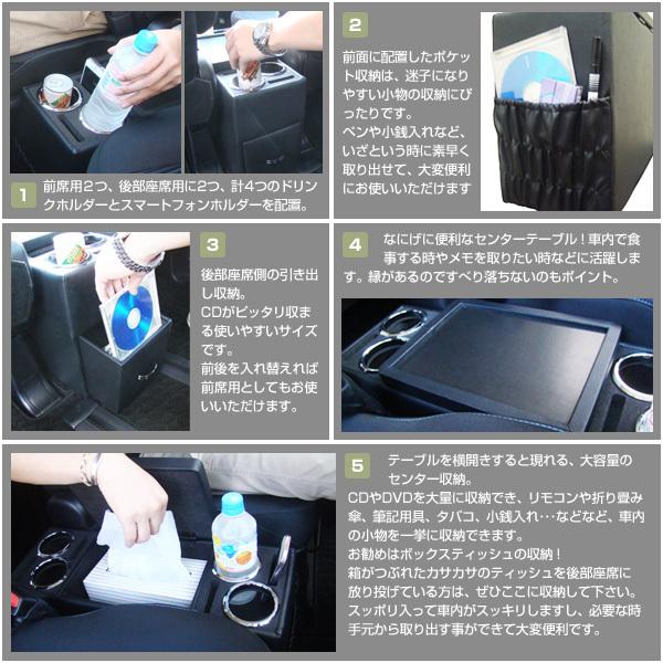 80系 ノア ヴォクシー エスクァイア コンソールボックス ミニバン 後部