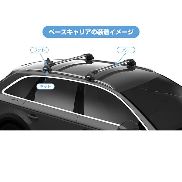 在庫あり 即納】 <BR> <BR>Thule Edge Raised Rail 7204 <BR>スーリー