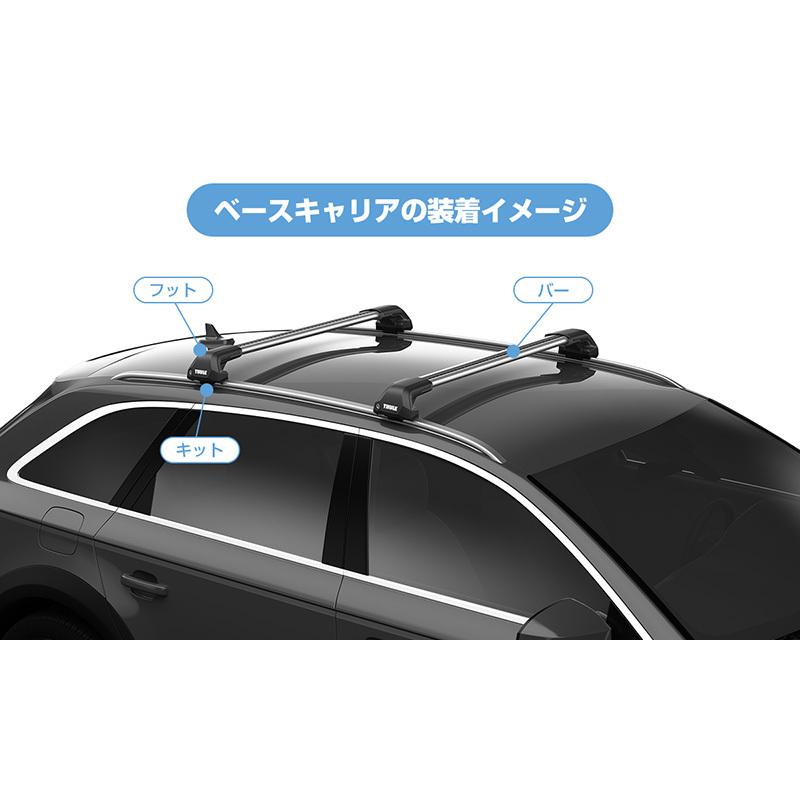 THULE スーリー BMW X1（F48 ダイレクトレール）専用ベースキャリア 