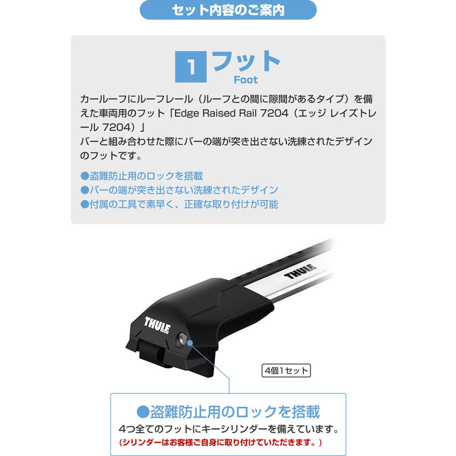 THULE スーリー VW T-Roc(ルーフレール付き 2020〜) ルーフ THULE スーリー VW T-Roc(ルーフレール付き 2020〜) ルーフ