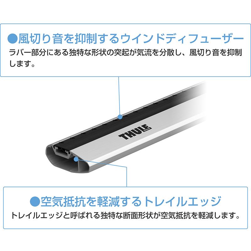 THULE スーリー VW T-Roc(ルーフレール付き 2020〜) ルーフ THULE スーリー VW T-Roc(ルーフレール付き 2020〜) ルーフ