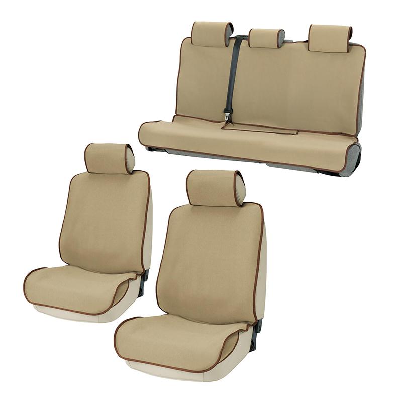 抗菌 防臭 防水シートカバー 防水デオ フロント＆リア4〜5席分セット