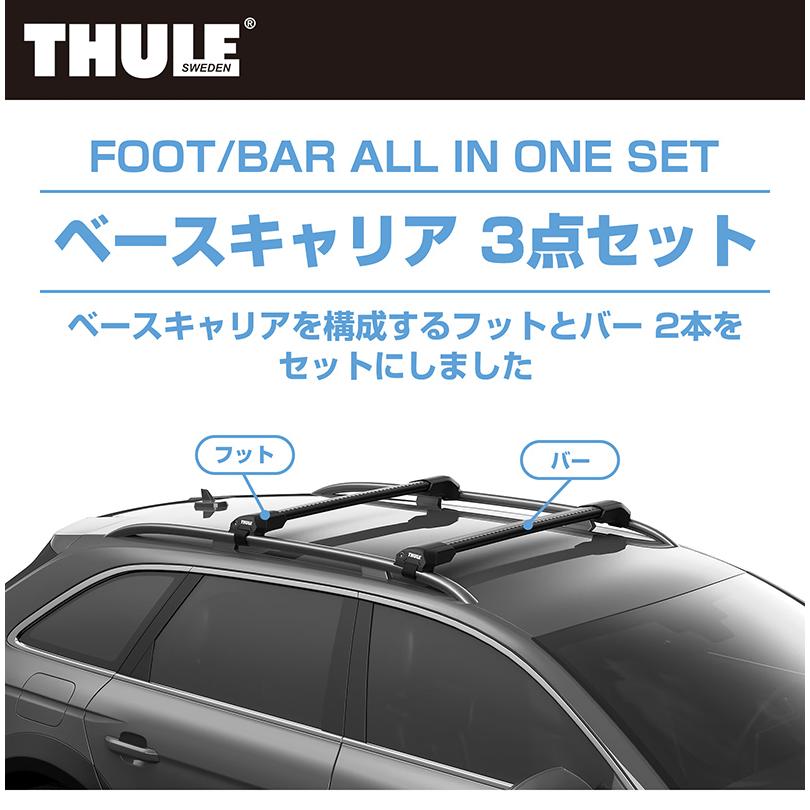 THULE スーリー アテンザ ワゴンルーフレール付き GJ# ルーフ