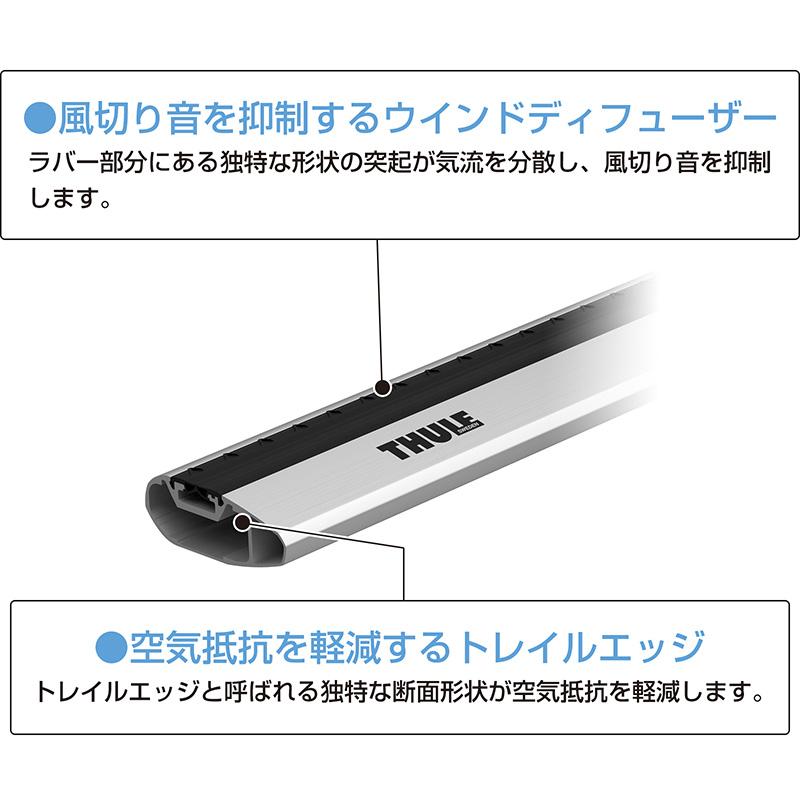 THULE スーリー 150系 ランドクルーザープラド ベースキャリア&スキー