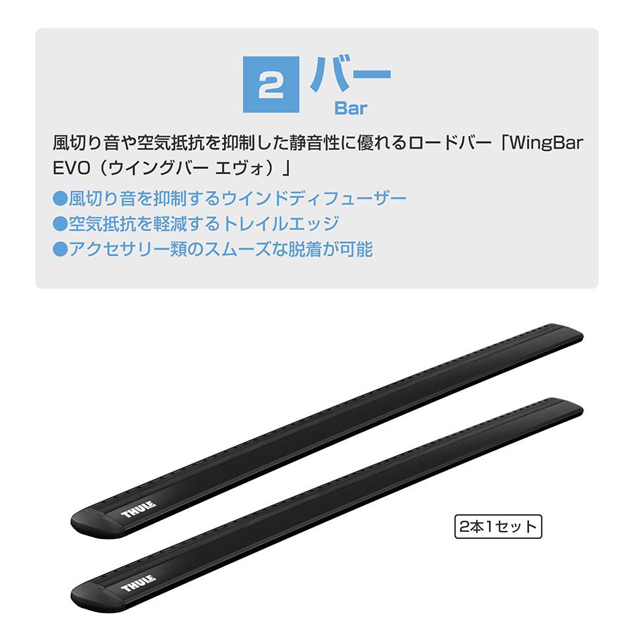 THULE スーリー ディフェンダー（ダイレクトルーフレール 2019
