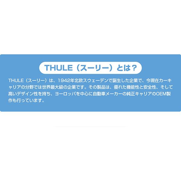THULE（スーリー） AUDI Q4 e-tron（ダイレクトルーフレール 2022〜）専用ベースキャリア フット7206+ウイングバーエッジ ブラック 7214B×2本+キット6009｜stylemarket｜03