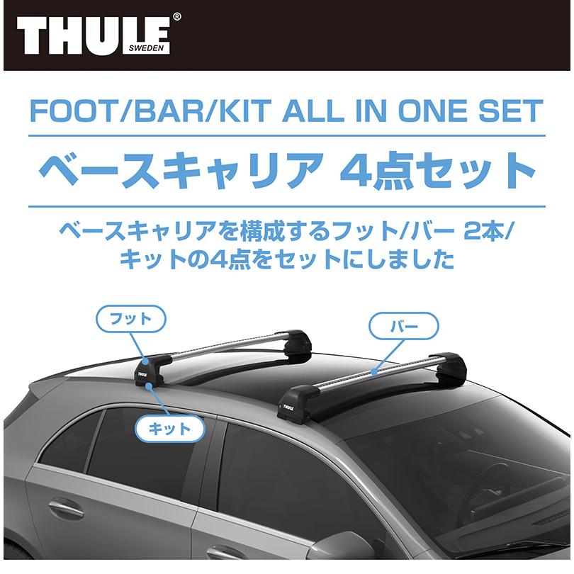 THULE スーリー メルセデスベンツ GLC クーペ(C254 ルーフレールなし
