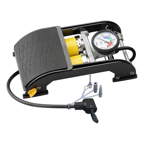 大橋産業 BAL 高圧フットポンプツインシリンダー1924 自転車/自動車/バイク/ゴムボール/浮き輪 用 空気入れ 米/英式/仏バルブ | 