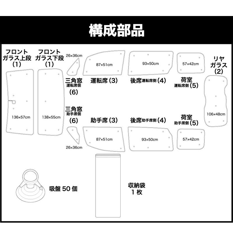 ノア・ヴォクシー・エスクァイア専用 車中泊シェード