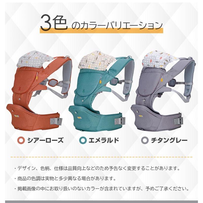 人間工学に基づいた3Way抱っこひも ベビーキャリア オールインワン 