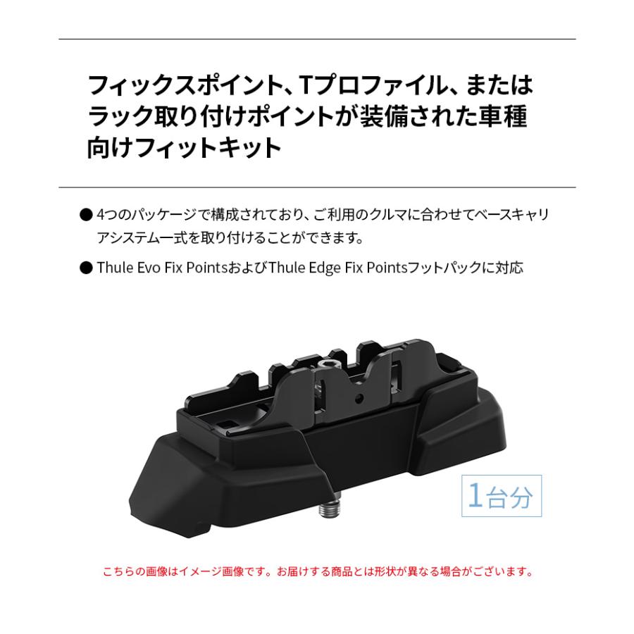 Thule（スーリー） キット7041 THKIT7041 XV ルーフレールなし GP 