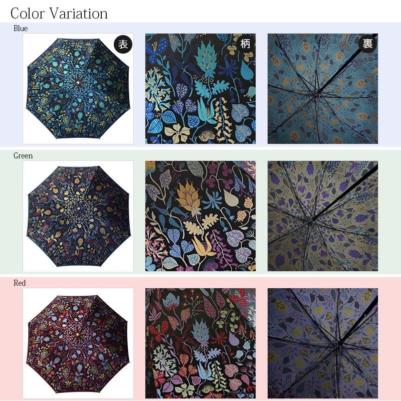 Stig L】先染め高級傘 55cm 晴雨兼用折りたたみ傘 ハーバリウム mini