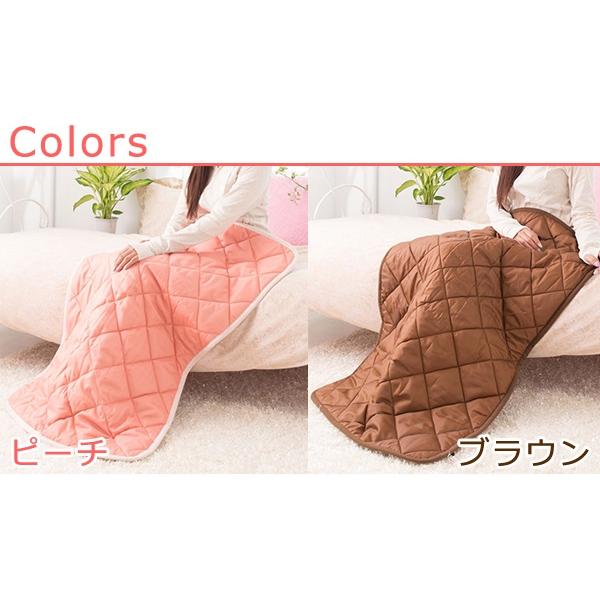 蓄熱足湯気分キルト裏フリースタイプ ひざ掛け 足袋 ベッドパッド 電気