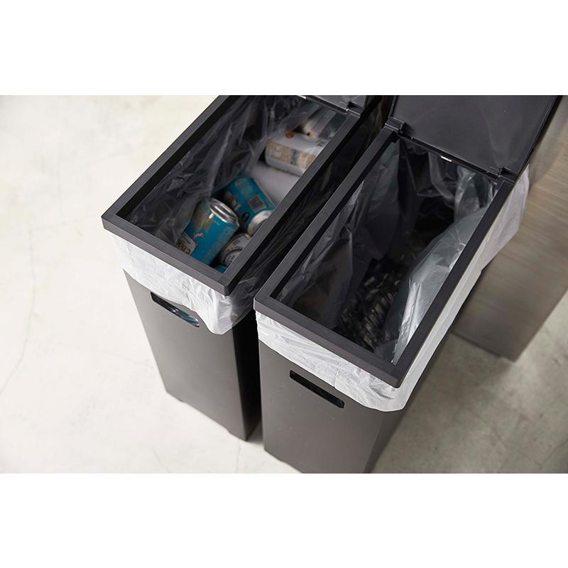 スリム蓋付きゴミ箱 TOWER(タワー) 2個組 35L 折りたたみ＆カットで高さ調節可能のシンプルなダストボックス/分別/45Lゴミ袋 山崎実業 |  | 05