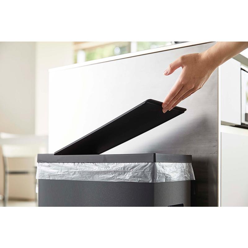 スリム蓋付きゴミ箱 TOWER(タワー) 2個組 35L 折りたたみ＆カットで高さ調節可能のシンプルなダストボックス/分別/45Lゴミ袋 山崎実業 |  | 06