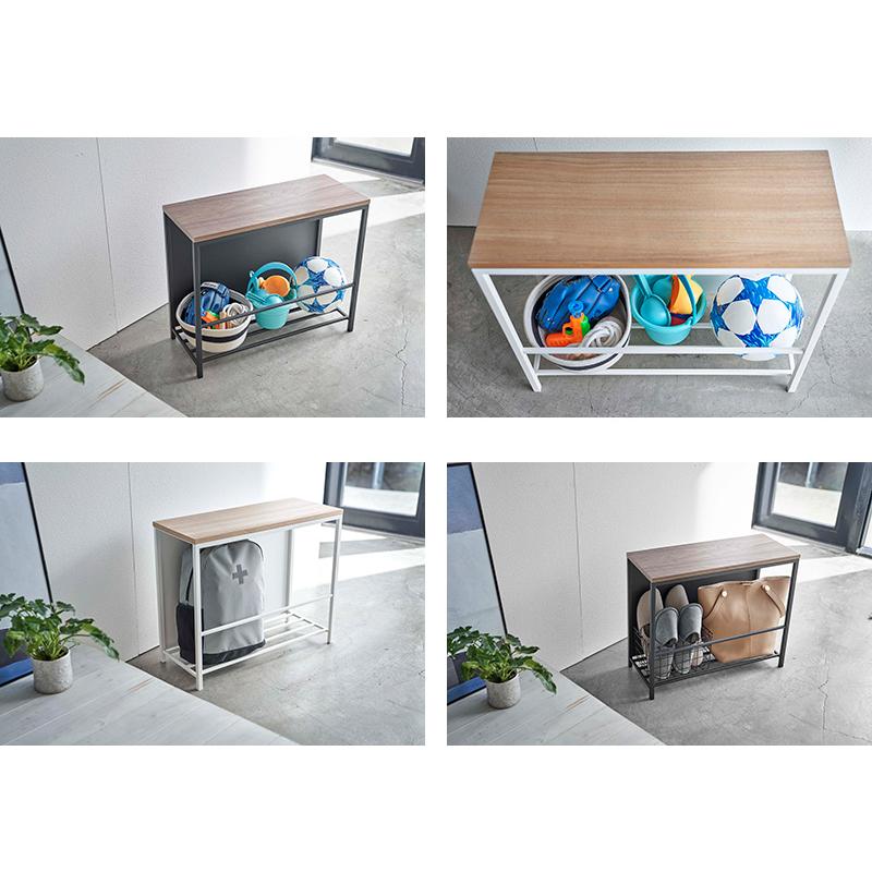 収納付き玄関ベンチ TOWER(タワー)玄関チェア/玄関椅子/腰掛け/収納