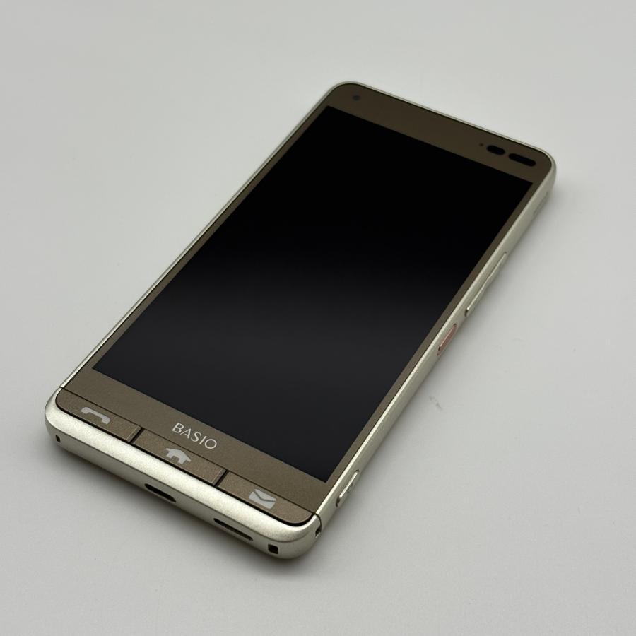BASIO BASIO3 SIMロック解除済み au 32GB スマートフォン ブルー