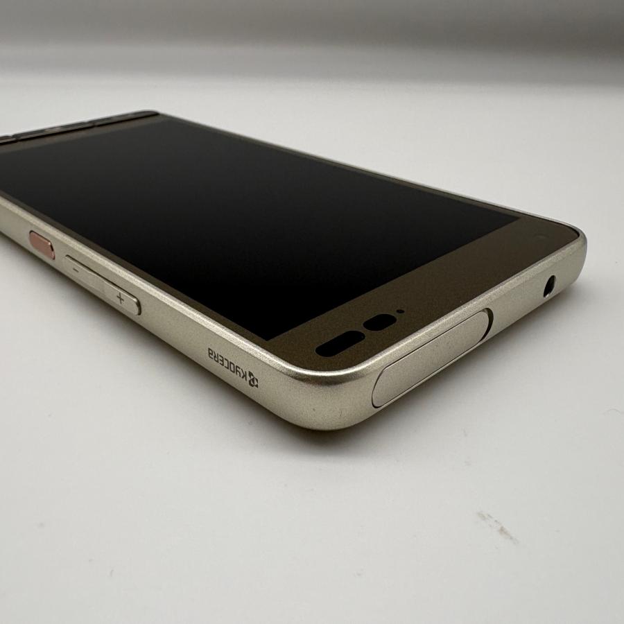 SIMフリー BASIO 3 32GB ゴールド 143 電池良好 BASIO BASIO3 SIMロック解除済み au 32GB スマートフォン ブルー