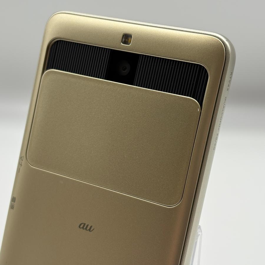 SIMフリー BASIO 3 32GB ゴールド 143 電池良好 らくらくシリーズ 大特価☆ 京セラ BASIO3 KYV43 ゴールド au