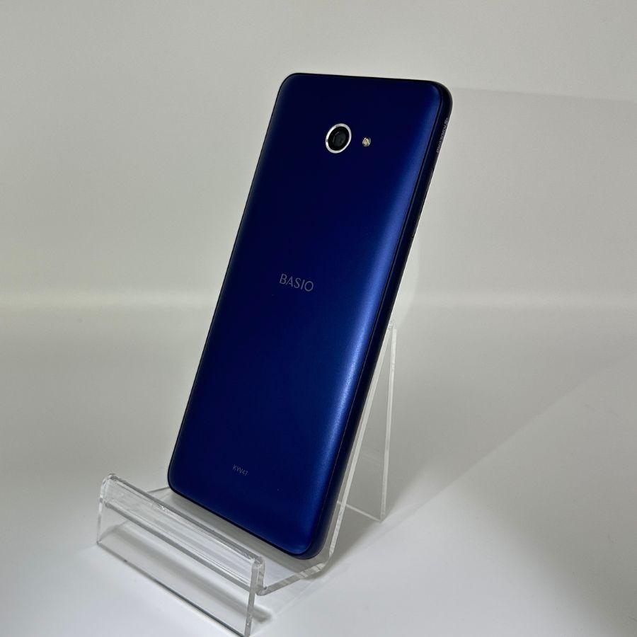 新品スマホBASIO4ロイヤルブルーau BASIO BASIO4 au SIM解除済み 32GB かんたんスマホ ロイヤル