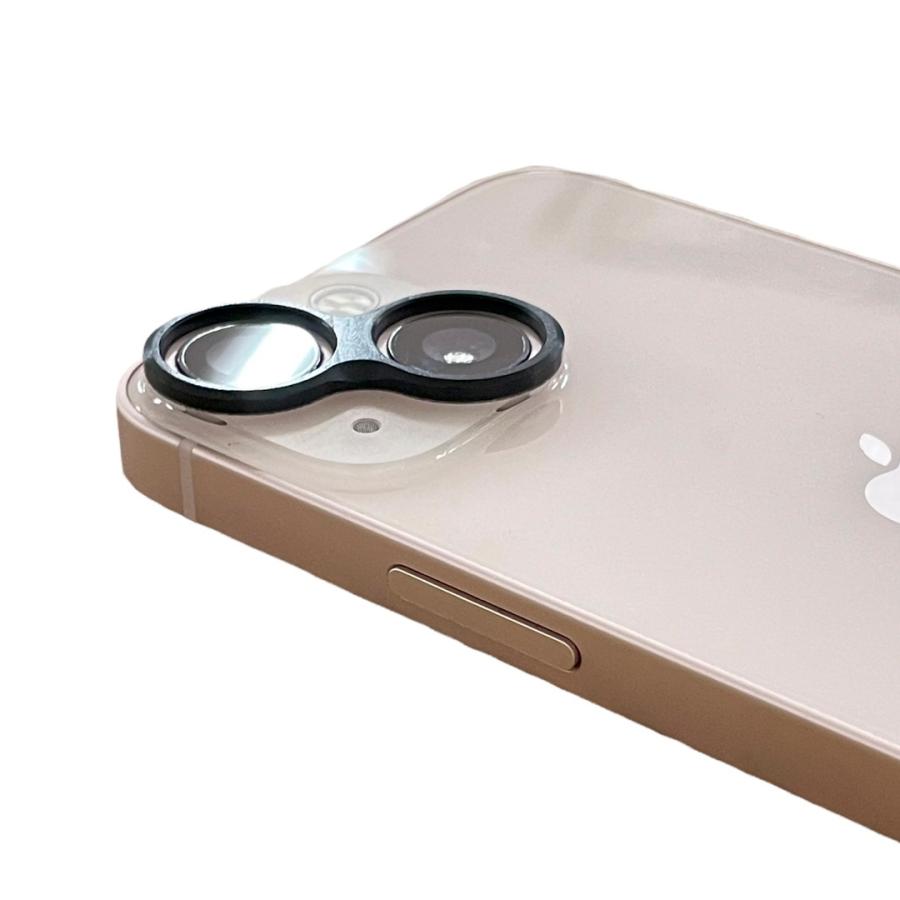 売れ筋アイテムラン カメラレンズ レンズカバー iPhone 13 mini GL-465 レンズガード スクエア ブラック<br>GILD  design ギルドデザイン