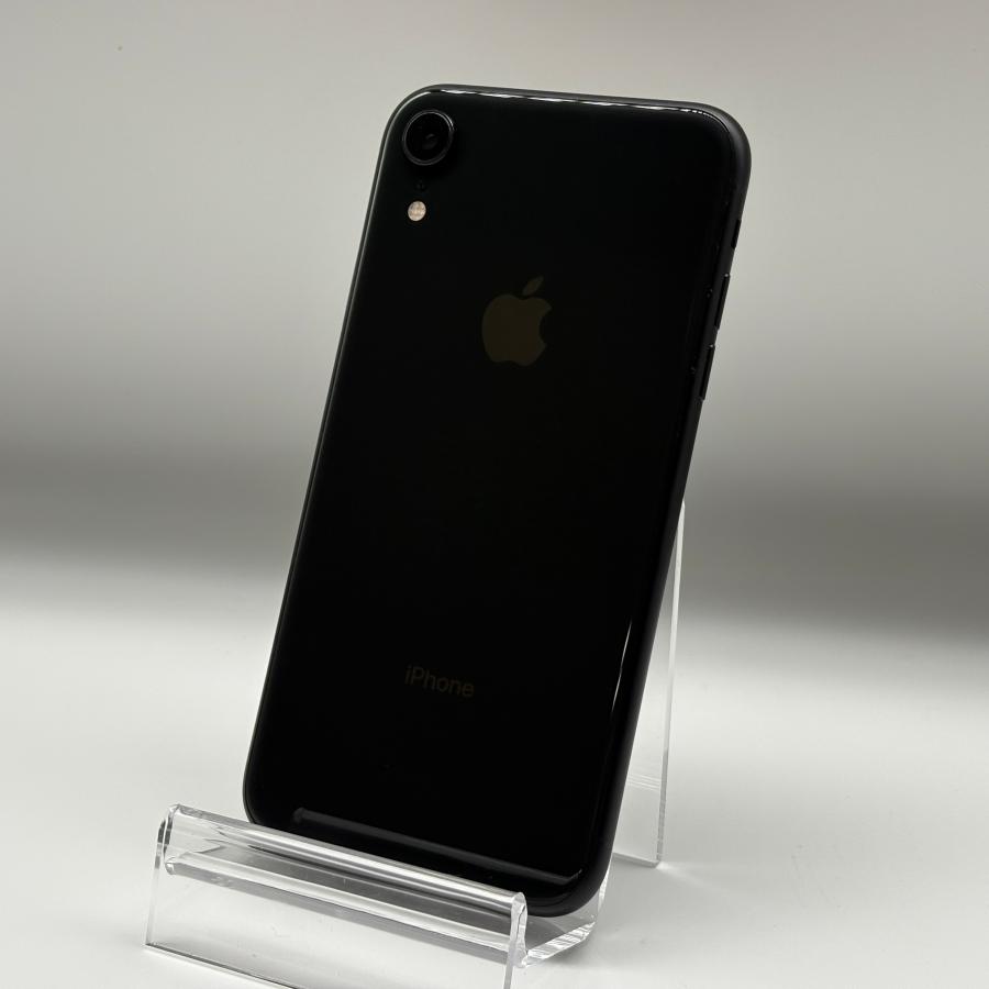 Apple iPhone XR ブラック 128G SIMロック有り（au） iPhone XR iPhoneXR 128GB ブラック アイフォン本体 SIMフリー SIM