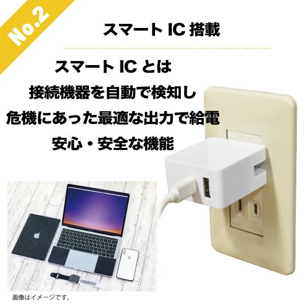 PD対応 USB-A 2ポート 急速充電対応アダプタ iPhone15モデル対応アダプタ｜stylemartnet｜03