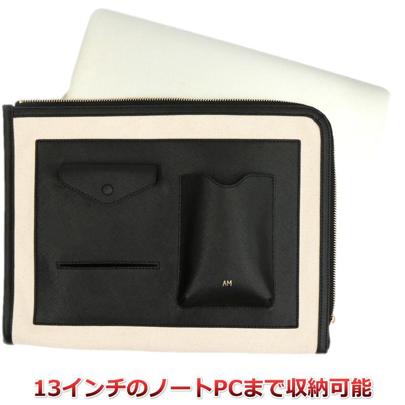 新品☆PORTER&BEAMS コラボキャンバスバッグ パソコンケース