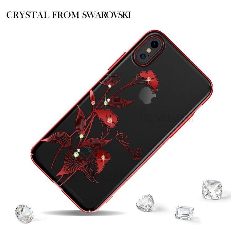 iPhone X カバー スワロフスキー iPhone 特価品 iPhone Xケース。スワロフスキークリスタル使用の