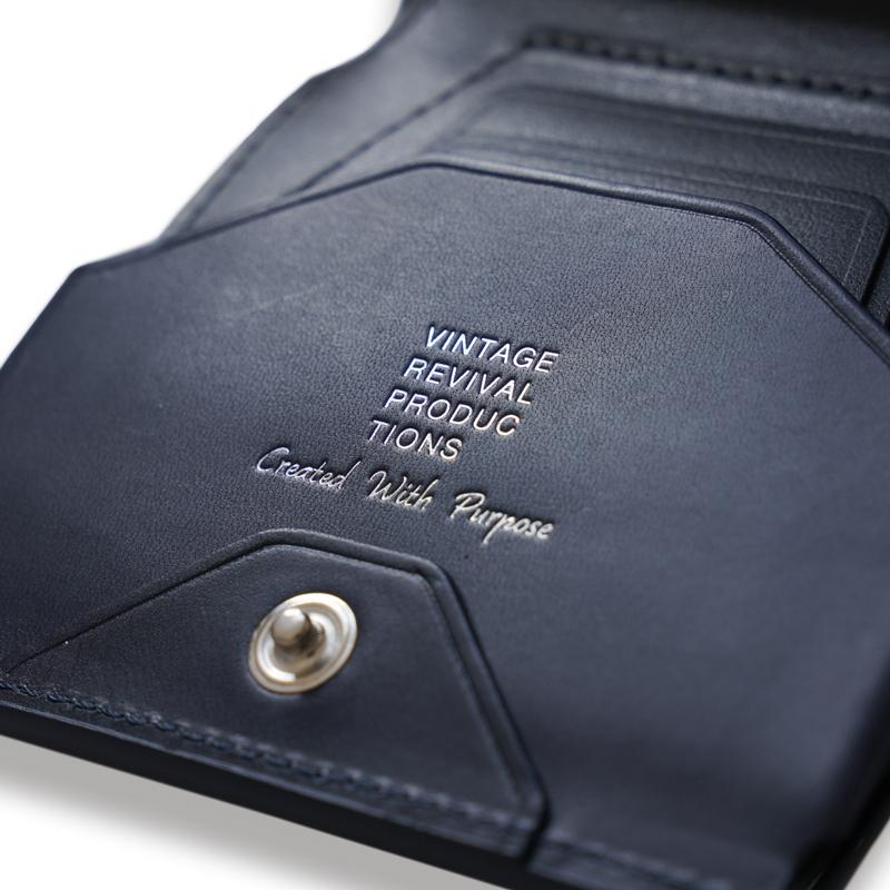 Vintage Revival Productions コンパクト財布 本革 ビンテージ Vintage Revival Productions コンパクト財布 本革 ビンテージ