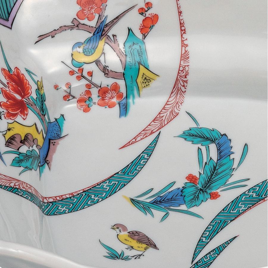 九谷焼 日本の伝統工芸品【九谷焼】 7号鉢 古九谷割取 (K9-287) (K8