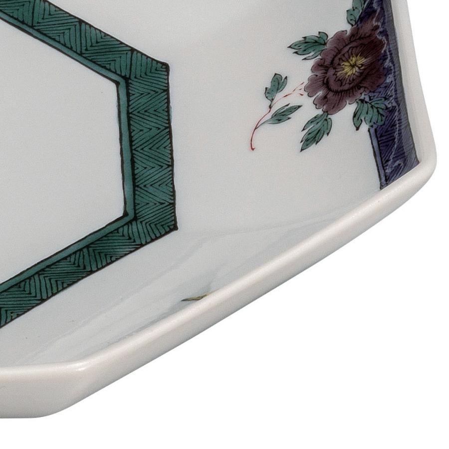 日本の伝統工芸品【九谷焼】 8号鉢 牡丹文  銀泉窯 (K9-330) (K8-305)の画像