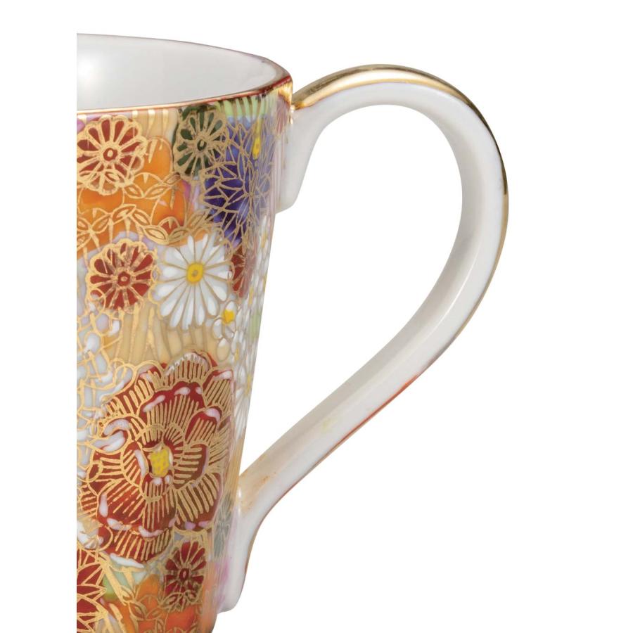 九谷焼 日本の伝統工芸品【九谷焼】 マグカップ 金花詰 (K8-900