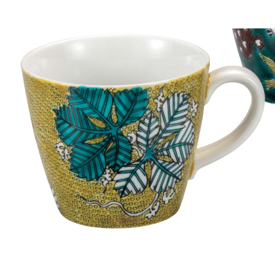 日本の伝統工芸品【九谷焼】 ペアマグカップ 古九谷吉兆 (K8 972 日本の伝統工芸品【九谷焼】 ペアマグカップ 古九谷吉兆 (K8 972