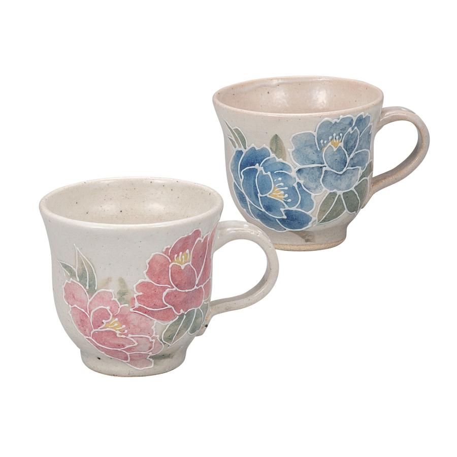 九谷焼 日本の伝統工芸品【九谷焼】 ペアマグカップ 香華 相川志保 (K9