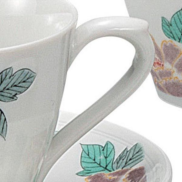 九谷焼 日本の伝統工芸品【九谷焼】 コーヒーセット 小鳥 (K9-1120