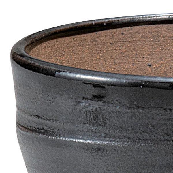 日本の伝統工芸品【九谷焼】 ペアビアカップ 黒釉焼〆  九谷和窯 (K9-1172) (K8-1069)の画像