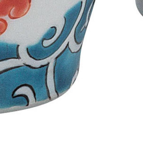 日本の伝統工芸品【九谷焼】 晩酌揃 色絵華唐草  佐藤剛志 (K9-1259) (K8-1177)の画像