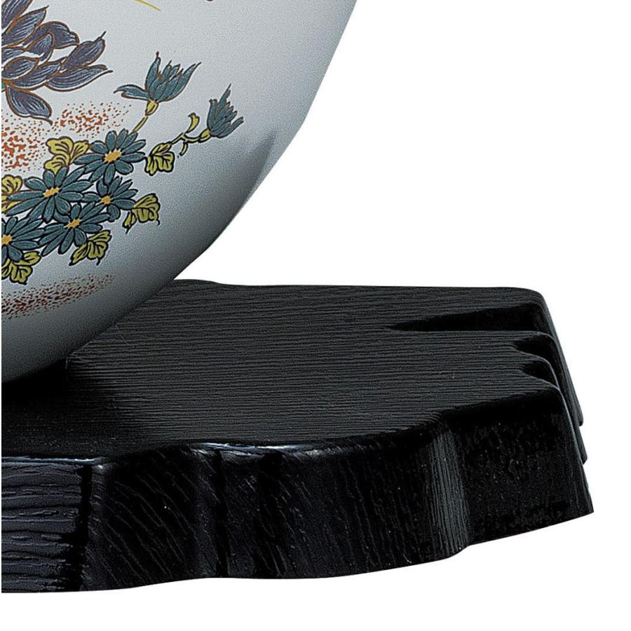 日本の伝統工芸品【九谷焼】 5.5号花瓶 金菊花に雀 台付  (K9-1377) (K8-1275)の画像